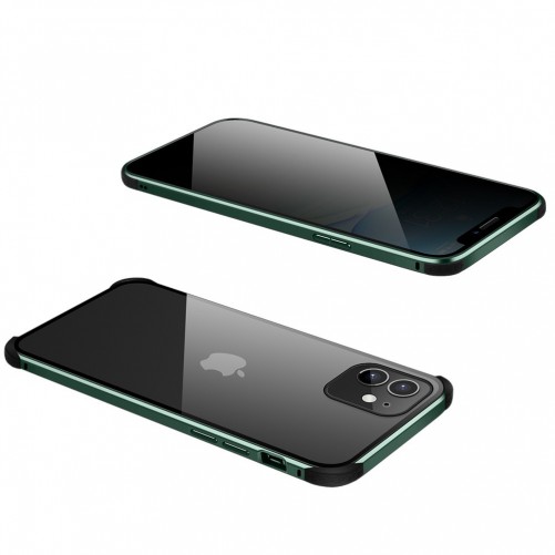 Coque protection 360° iPhone XR [Fermeture magnétique + Verre trempé]