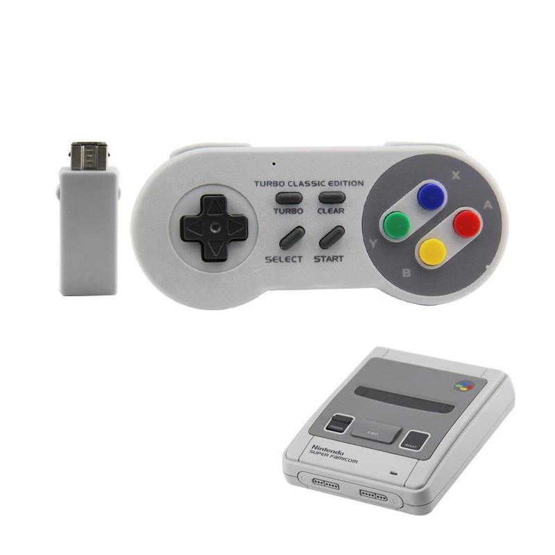 Manette sans fil compatible SNES Classic/PC Manette sans fil compatible SNES Classic/PC