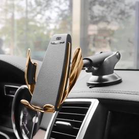 Support voiture charge rapide sans fil 10W