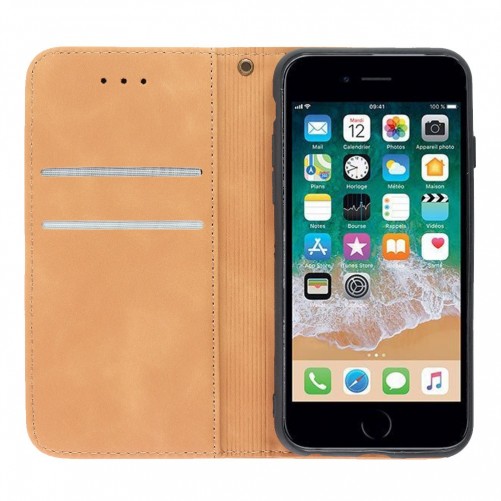Etui simili cuir BEIGE - iPhone 6S