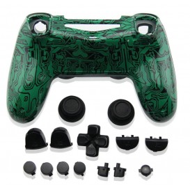 Coques DualShock 4  look camouflage + boutons
