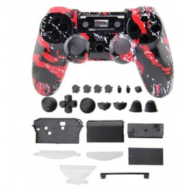 Coques DualShock 4  look camouflage + boutons