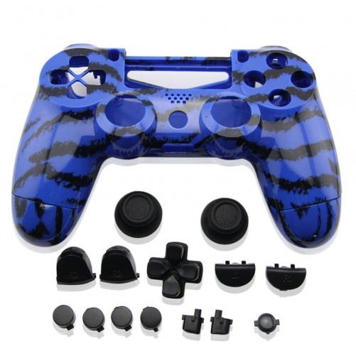 Coques DualShock 4  look camouflage + boutons