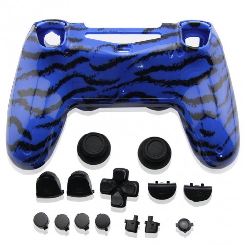Coques DualShock 4  look camouflage + boutons