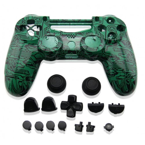 Coques DualShock 4  look camouflage + boutons