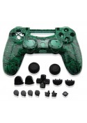 Coques DualShock 4  look camouflage + boutons