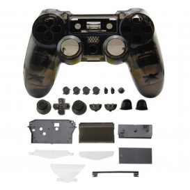 Coque DualShock 4 Transparente + boutons
