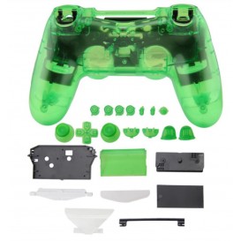 Coque DualShock 4 Transparente + boutons