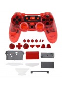 Coque DualShock 4 Transparente + boutons