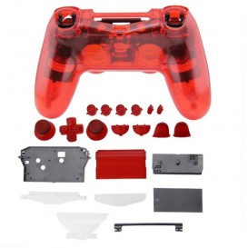 Coque DualShock 4 Transparente + boutons
