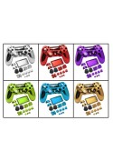 Coque DualShock 4 V2 Chrome + boutons (PS4 Slim)
