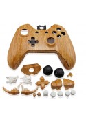 Coque manette Xbox One Look Bois + boutons