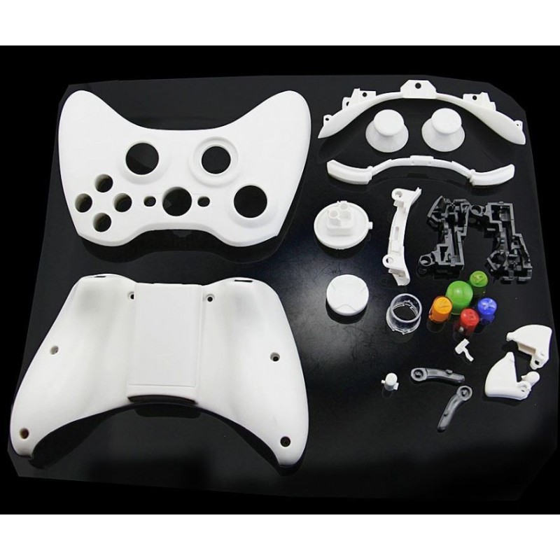 Coque manette Xbox 360 Custom + boutons Coque manette Xbox 360 Custom + boutons