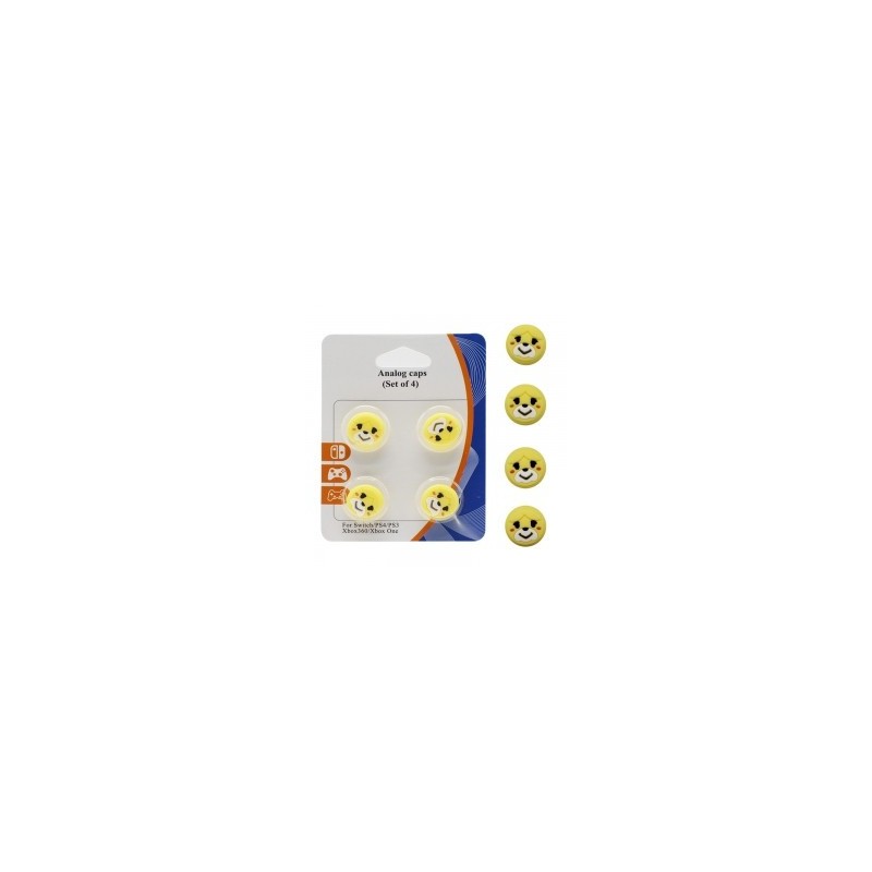 Lot de 4 Chapeaux Joystick Animal Crossing pour Nintendo Switch/PS4/PS3/Xbox 360/Xbox One Lot de 4 Chapeaux Joystick Animal Crossing pour Nintendo Switch/PS4/PS3/Xbox 360/Xbox One