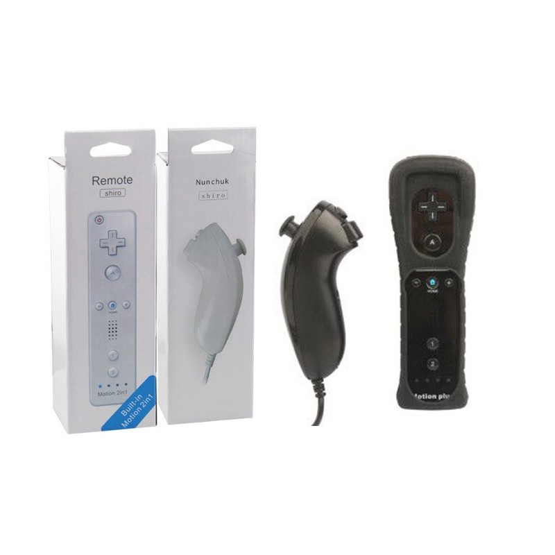 Manettes Wiimote + Nunchuk Nintendo Wii Manettes Wiimote + Nunchuk Nintendo Wii