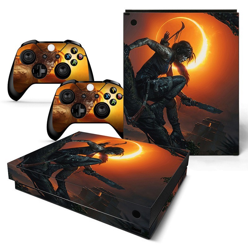 Skin Xbox One X Tomb Raider (Stickers) Skin Xbox One X Tomb Raider (Stickers)