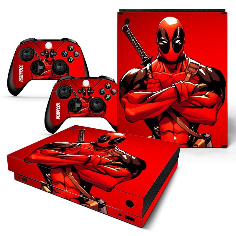 Skin Xbox One X Deadpool (Stickers) Skin Xbox One X Deadpool (Stickers)