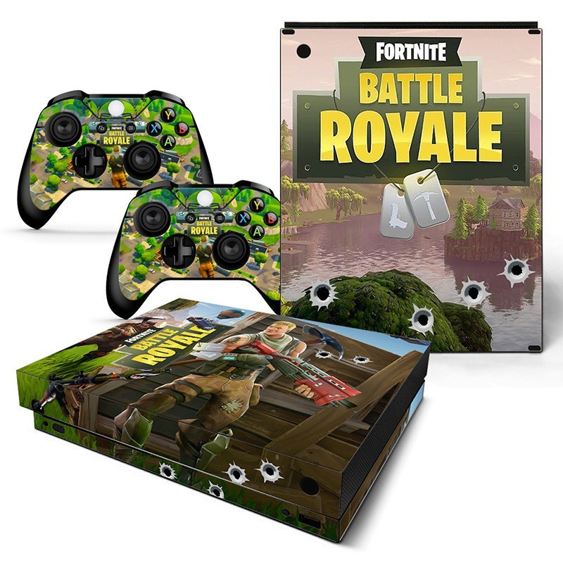 Skin Xbox One X Fortnite Battle Royale (Stickers) Skin Xbox One X Fortnite Battle Royale (Stickers)
