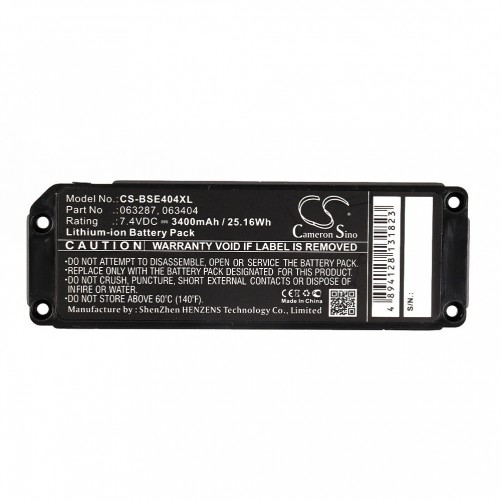 Batterie haut-parleur Bose compatible Soundlink Mini (3400mAh / 7.4V) NOIRE
