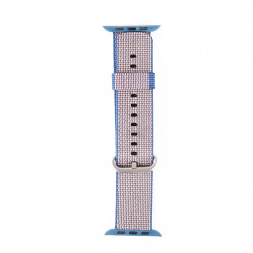 Bracelet Nylon Tressé Bleu Roi Apple Watch 44mm & 42mm