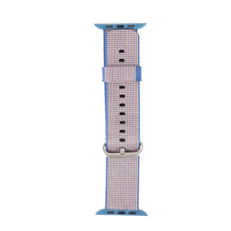 Bracelet Nylon Tressé Bleu Roi Apple Watch 44mm & 42mm