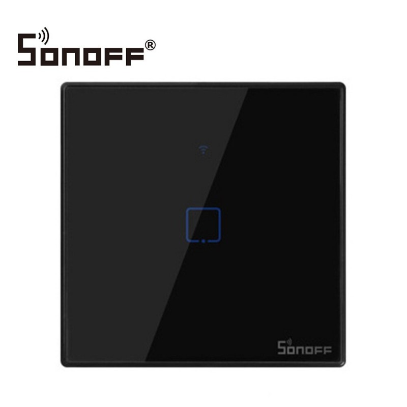 Interrupteur simple connecté Wifi+FR - Noir Interrupteur simple connecté Wifi+FR - Noir
