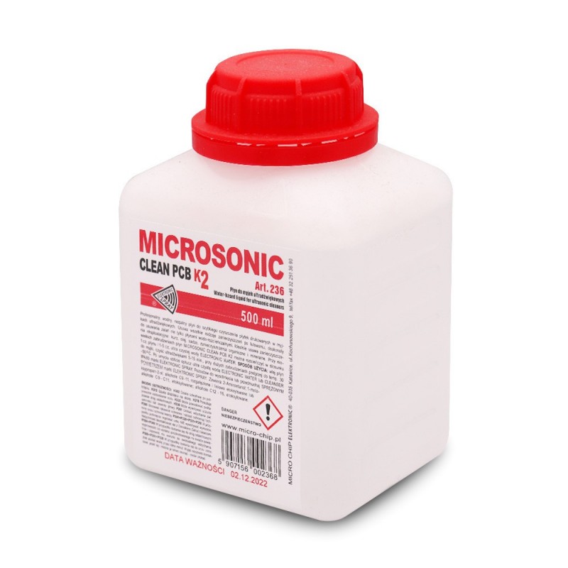 Liquide pour nettoyeur ultrasons - Microsonic Clean PCB - 500ml Liquide pour nettoyeur ultrasons - Microsonic Clean PCB - 500ml