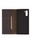 Etui en cuir Vintage + attache Galaxy Note 10