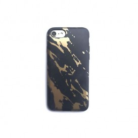 Coque souple or texture marbre iPhone 7 / iPhone 8
