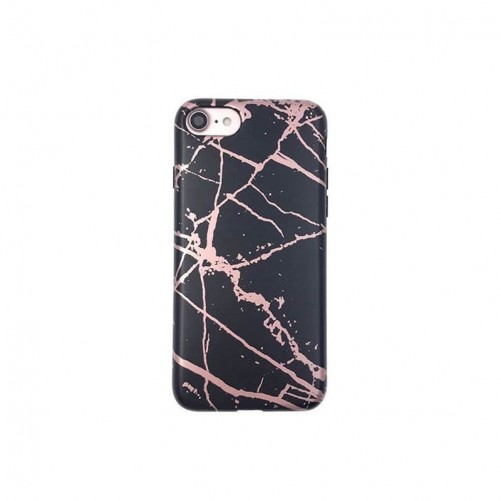 Coque souple or texture marbre iPhone 7 / iPhone 8