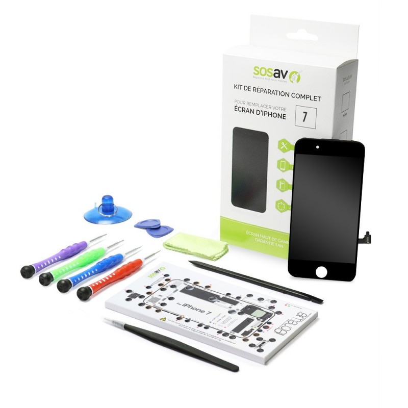Kit de réparation Ecran noir - iPhone 7 Kit de réparation Ecran noir - iPhone 7
