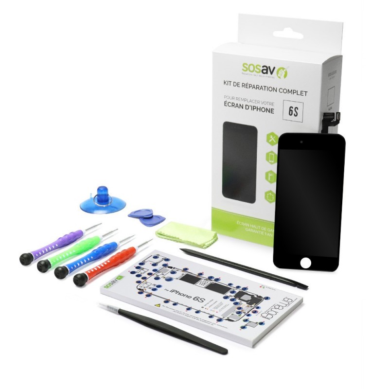 Kit de réparation Packagé Ecran Noir - iPhone 6S Kit de réparation Packagé Ecran Noir - iPhone 6S