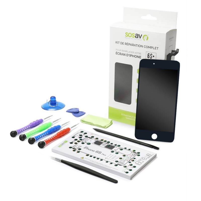 Kit de réparation Packagé Ecran Noir - iPhone 6S Plus Kit de réparation Packagé Ecran Noir - iPhone 6S Plus