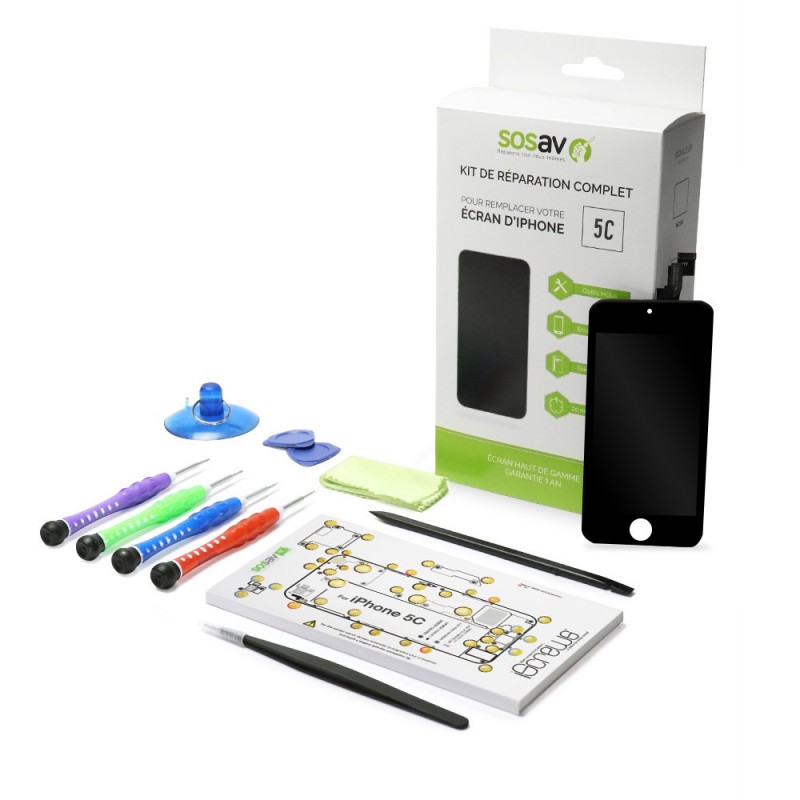 Kit de réparation Packagé Ecran - iPhone 5C Kit de réparation Packagé Ecran - iPhone 5C