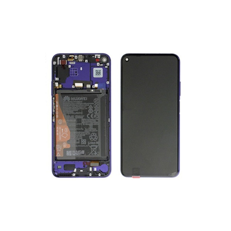 Ecran complet pré-monté sur châssis + batterie - Huawei Honor 20 / Nova 5T Violet Ecran complet pré-monté sur châssis + batterie - Huawei Honor 20 / Nova 5T Violet