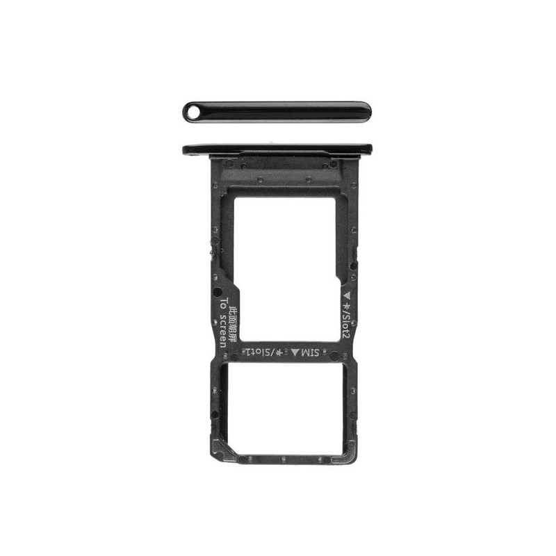 Tiroir SIM et SD - Huawei P smart 2019 Noir Tiroir SIM et SD - Huawei P smart 2019 Noir