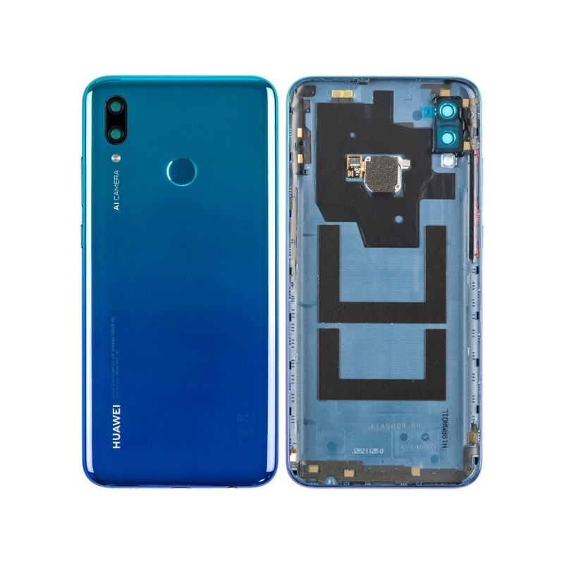 Coque arrière avec lecteur d'empreintes digitales - Huawei P smart 2019 Bleu Coque arrière avec lecteur d'empreintes digitales - Huawei P smart 2019 Bleu