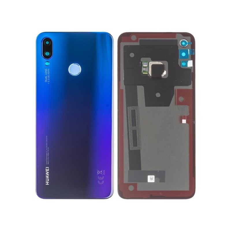 Vitre arrière avec lecteur d'empreintes digitales - Huawei P Smart plus Violet Vitre arrière avec lecteur d'empreintes digitales - Huawei P Smart plus Violet