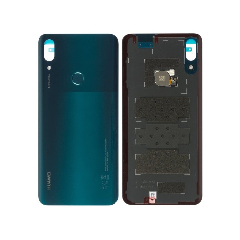 Vitre arrière avec lecteur d'empreintes digitales - Huawei P smart Z Vert Vitre arrière avec lecteur d'empreintes digitales - Huawei P smart Z Vert