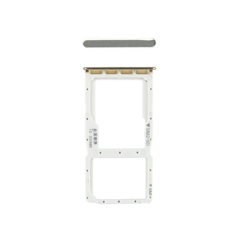 Tiroir SIM Blanc Perle - Huawei P30 Lite / P30 Lite New Edition Tiroir SIM Blanc Perle - Huawei P30 Lite / P30 Lite New Edition
