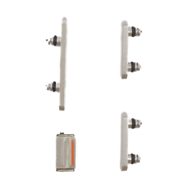 Set de boutons Blanc - iPhone 12 mini / 12 Set de boutons Blanc - iPhone 12 mini / 12