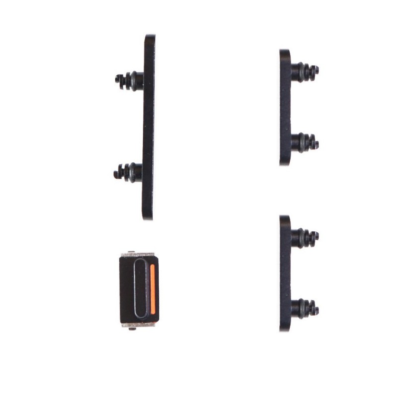 Set de boutons Noir - iPhone 12 mini / 12 Set de boutons Noir - iPhone 12 mini / 12
