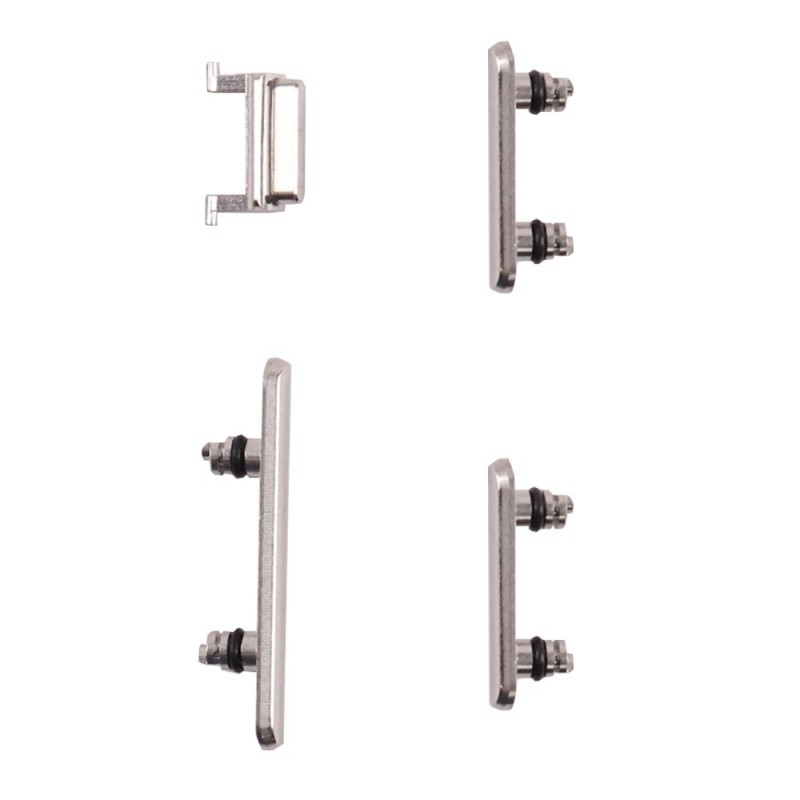 Set de boutons Argent - iPhone 11 Pro Max Set de boutons Argent - iPhone 11 Pro Max