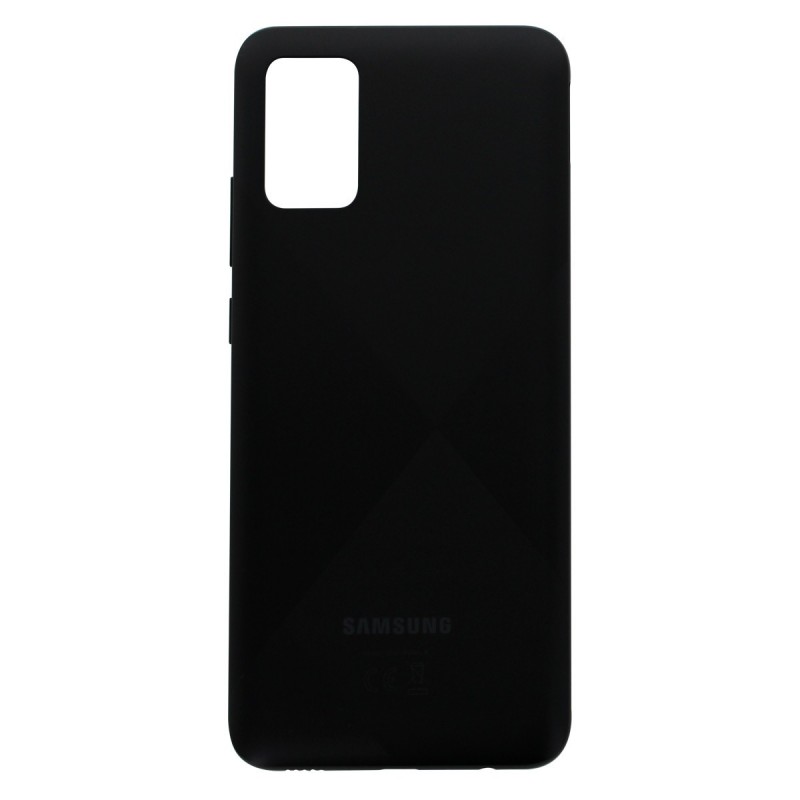 Coque arrière (Officielle) - Galaxy A02s Noir - Photo 1 Coque arrière (Officielle) - Galaxy A02s Noir - Photo 1