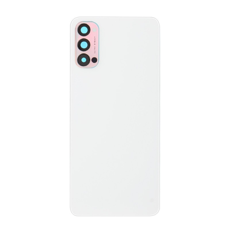 Vitre arrière - Oppo Reno 4 Blanc - Photo 1 Vitre arrière - Oppo Reno 4 Blanc - Photo 1