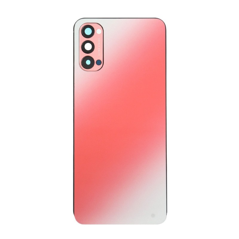 Vitre arrière - Oppo Reno 4 Rouge - Photo 1 Vitre arrière - Oppo Reno 4 Rouge - Photo 1