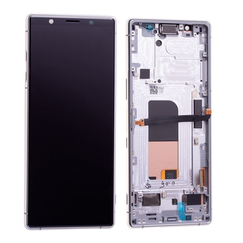 Ecran complet (Officiel) - Xperia 5 Blanc - Photo 1 Ecran complet (Officiel) - Xperia 5 Blanc - Photo 1