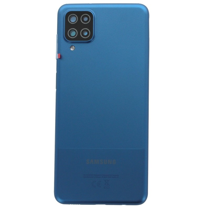 Coque arrière (Officielle) - Galaxy A12 Bleu - Photo 1 Coque arrière (Officielle) - Galaxy A12 Bleu - Photo 1