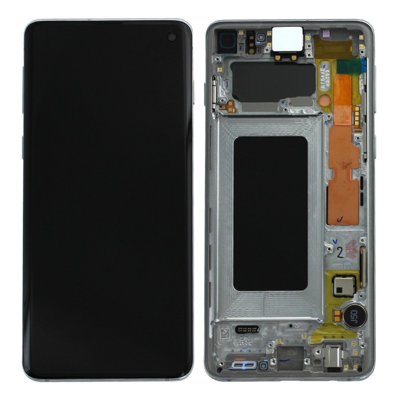 Ecran complet (Officiel) - Galaxy S10 Argent - Photo 1 Ecran complet (Officiel) - Galaxy S10 Argent - Photo 1