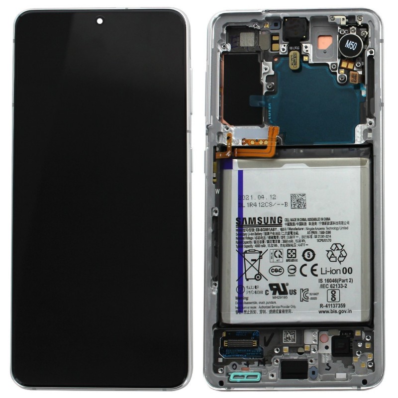Ecran complet (Officiel) - Galaxy S21 Blanc - Photo 1 Ecran complet (Officiel) - Galaxy S21 Blanc - Photo 1